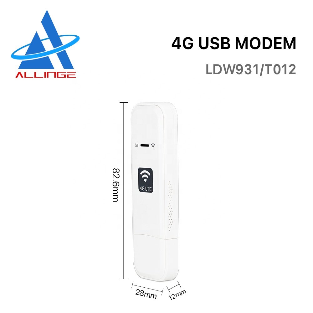 ALLINGE MIN123 LDW931 T012 4G Wifi Hotspot 4G LTE Usb Modem Router Wifi With Sim Card